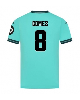 Wolves Joao Gomes #8 Maglia Gara Trasferta Repliche 2025-26 Maniche Corte